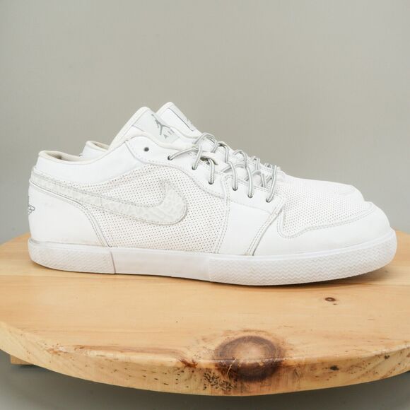 Nike Other - Nike Air Jordan Retro V.1 Men's Size 14 Shoes White Stealth Leather Sneakers